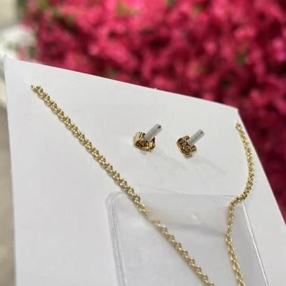 Marc Jacobs Gold Necklace and Earring Set - Picture 2 of 3